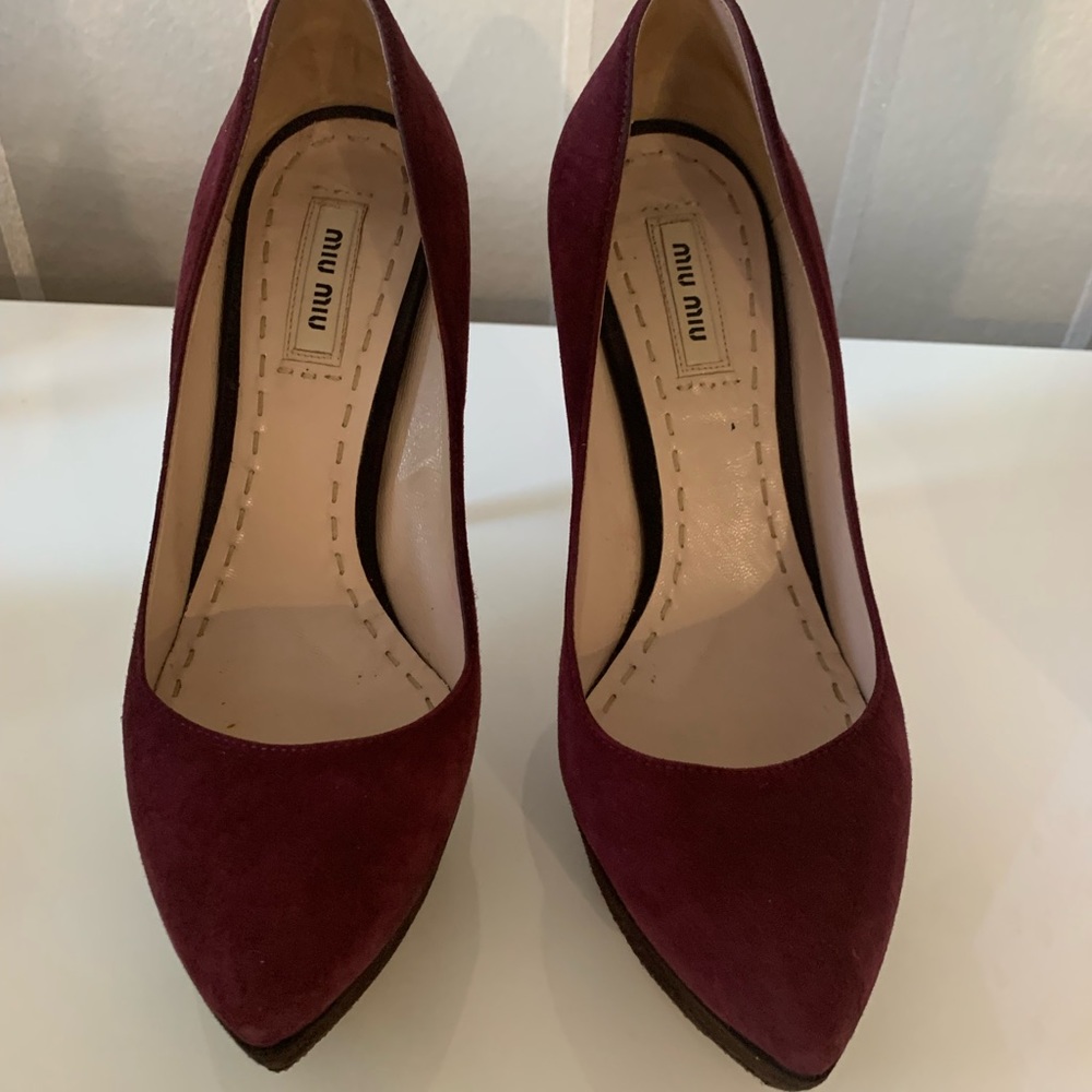 Miu miu platform shoes